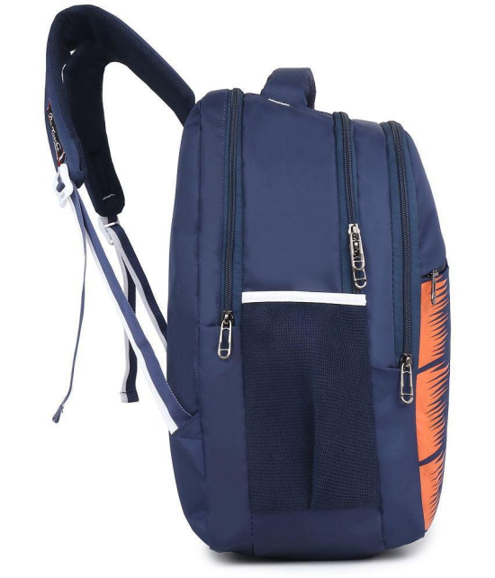 Da Tasche 30 Ltrs Blue Polyester College Bag - Blue