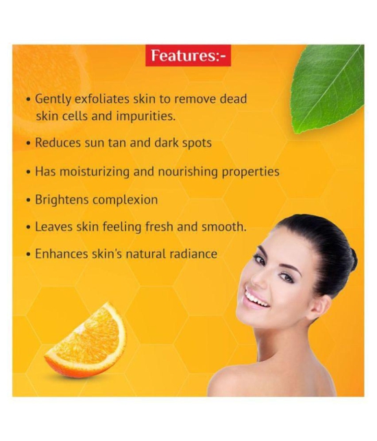 Globus Naturals Vitamin-C Brightening Facial Scrub 50 gm Pack of 2
