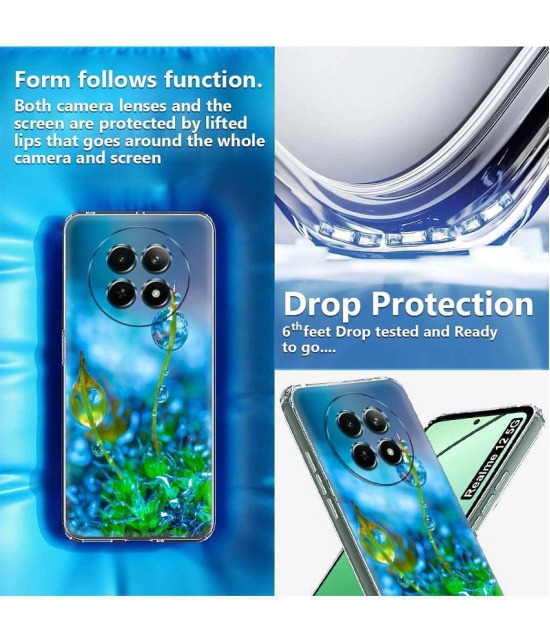 NBOX Multicolor Printed Back Cover Silicon Compatible For Realme 12 5G ( Pack of 1 )