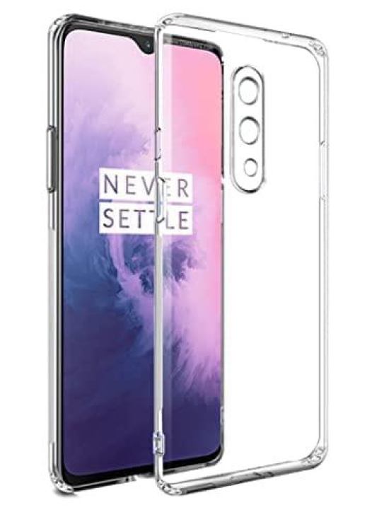 OnePlus 7 Back Cover Case Bumper Camera Transparent