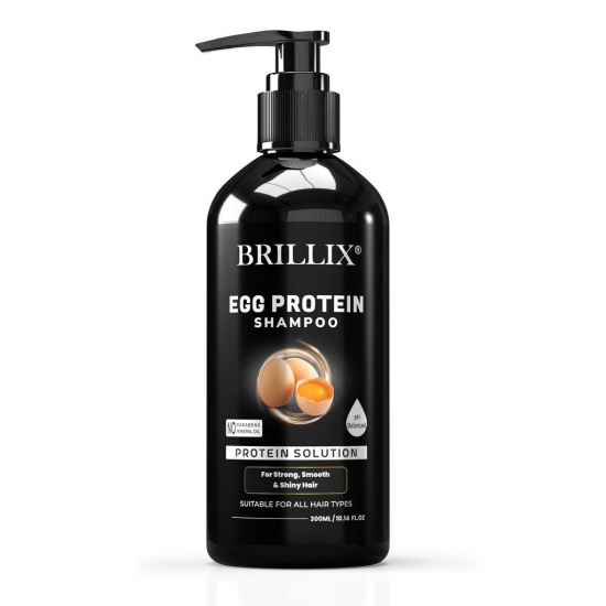 BRILLIX EGG PROTEIN SHAMPOO - For Long, Strong, Moisturizing & Shiny Hair, 300 ml