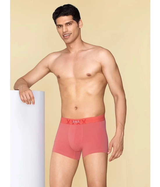 XYXX - Coral Cotton Mens Trunks ( Pack of 1 ) - None