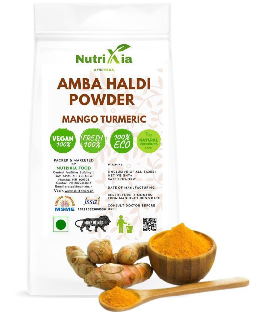 Nutrixia Food AMBA HALDI POWDER- KASTURI HALDI POWDER Mango Turmeric Powder 480 gm