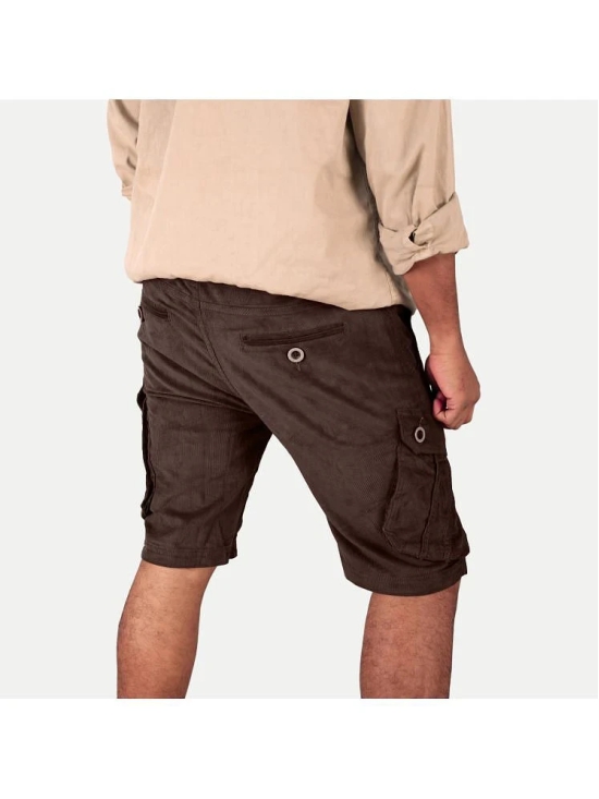 Radprix Brown Cotton Mens Shorts ( Pack of 1 ) - None