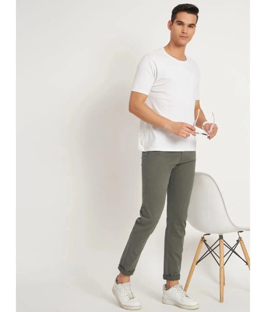 RAGZO Regular Flat Mens Chinos - Olive Green ( Pack of 1 ) - None