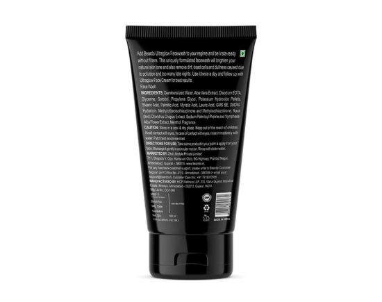 Beardo Ultraglow Facewash for Men (100ml)