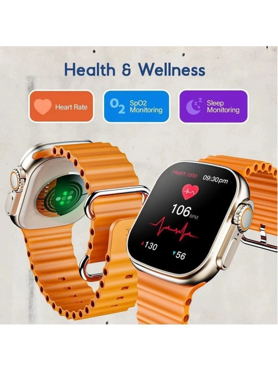 VERONIC ULTRA BLUETOOTH CALLING Orange Smart Watch