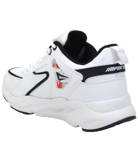 Impakto White Mens Sports Running Shoes - None