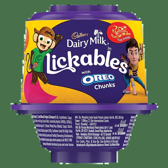 Cadbury Dairy Milk Lickables Chocolate With Oreo Chunks - 20 G