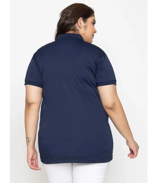 YHA - Navy Cotton Blend Regular Fit Womens T-Shirt ( Pack of 1 ) - None