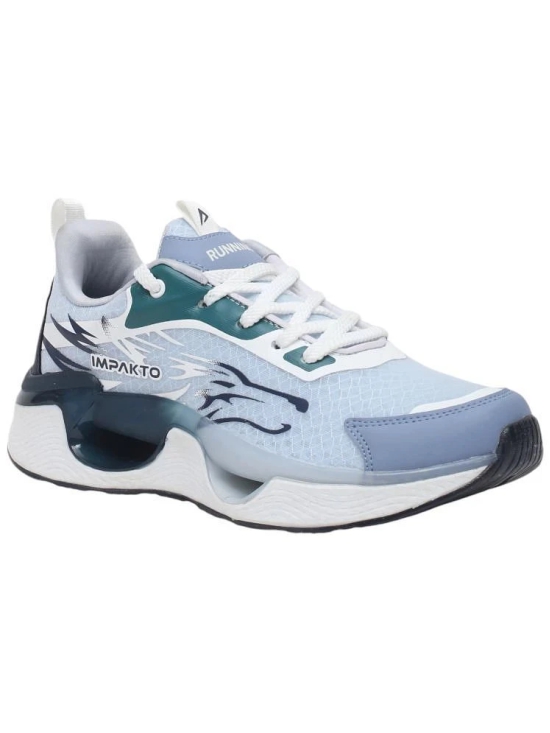 Impakto Light Blue Mens Sports Running Shoes - None