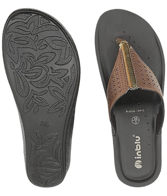 Inblu Brown Womens Flats - None