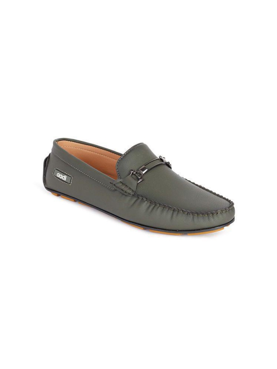 Aadi - Olive Mens Slip on - 8