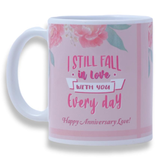 HOMETALES - Pink Ceramic Gifting Mug