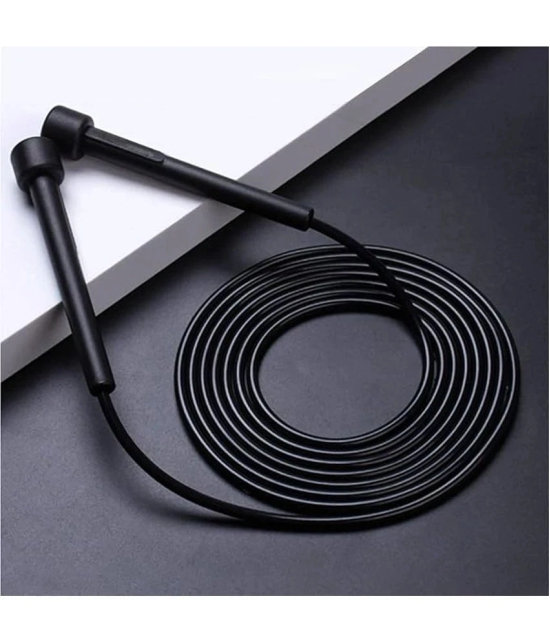 Black Skipping Rope ( Pack of 1 ) - Black