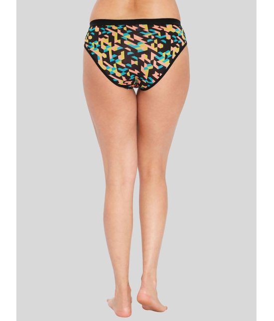 ILRASO - Blue Modal Printed Women's Bikini ( Pack of 1 ) - None