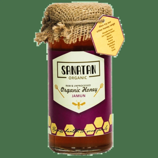 Sanatan Organic Monoflora Jamun Honey- 275 gms