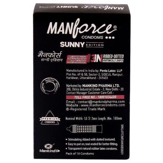 Manforce Sunny Edition 10 Condoms