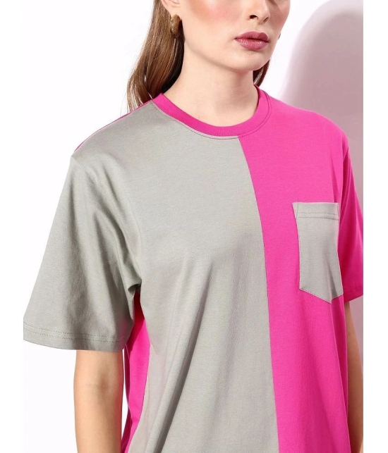 Dillinger - Grey Cotton Loose Fit Womens T-Shirt ( Pack of 1 ) - None