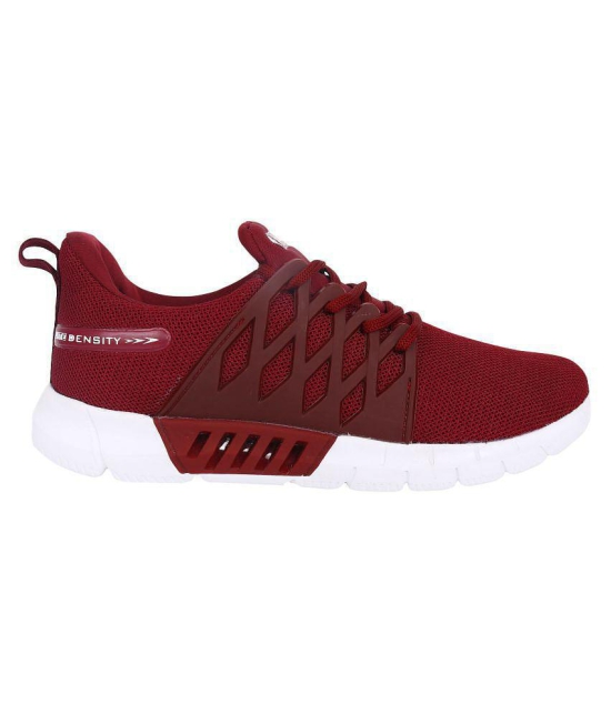 Columbus - Belgium Mens Sports  Maroon Men's Sports Running Shoes - None