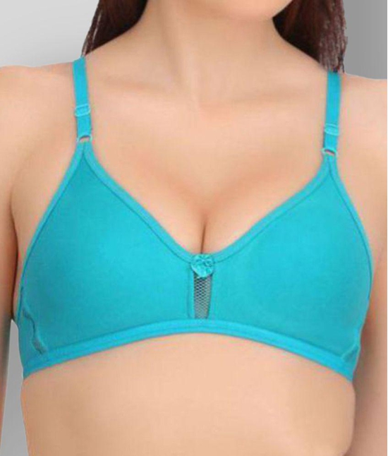 Softskin - Multicolor Cotton Blend Non Padded Women's T-Shirt Bra ( Pack of 6 ) - None