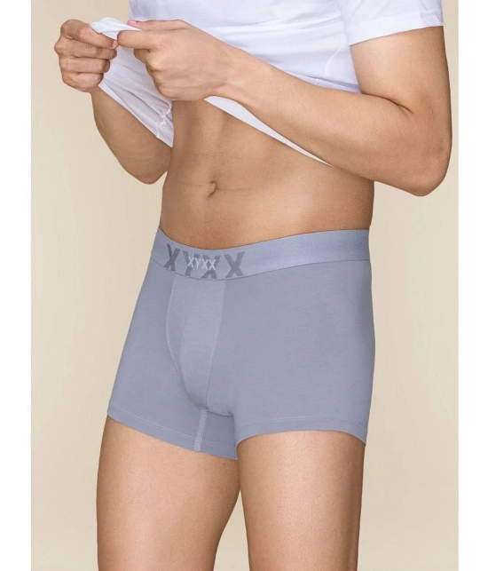 XYXX Cotton Mens Trunks ( Light Grey ) - None