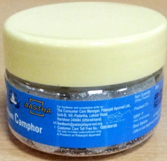 AASTHA CAMPHOR 25 GM