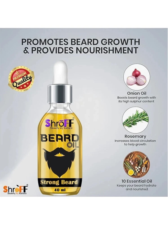 Shroff Almond Oil Promotes Beard Growth Beard Oil 40 ml