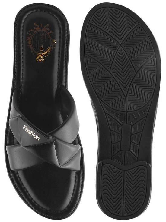 Shoetopia Black Womens Flats - None