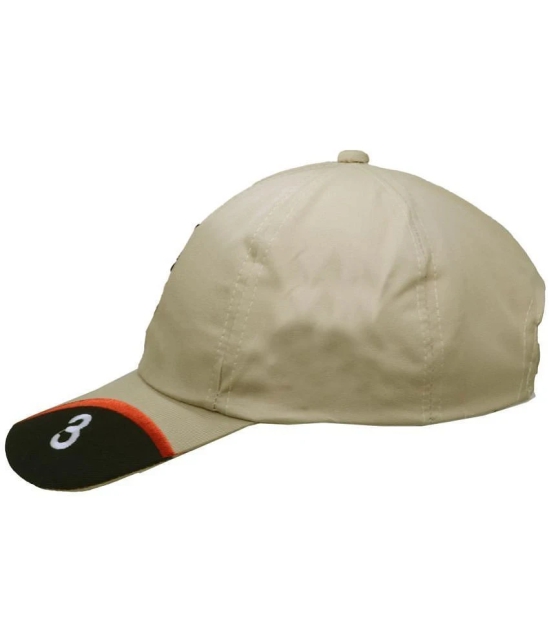 JMALL - Beige Cotton Mens Cap ( Pack of 1 ) - Beige