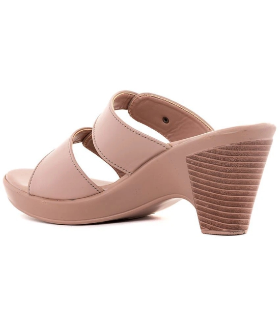 KHADIM - Pink Womens Slip On Heels - None