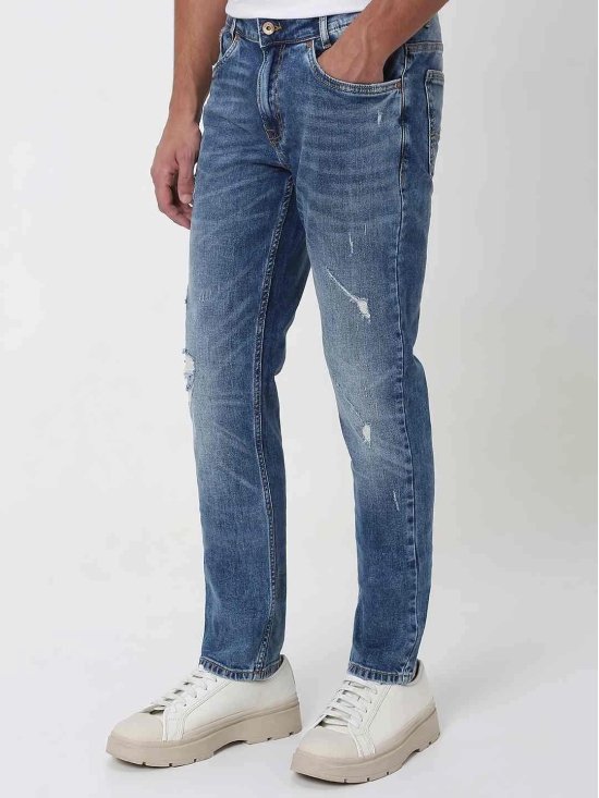 Super Slim Fit Distressed Stretch JEANS