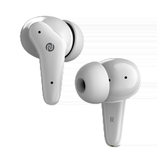 Noise Buds VS102 with 50 Hrs Playtime, 11mm Driver, IPX5 and Unique Flybird Design Bluetooth Headset Pearl White