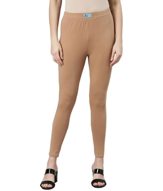 Jcss - Camel Lycra Women's Leggings ( Pack of 1 ) - None