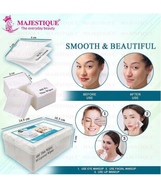 MAJESTIQUE Face 150 g Facial Wipes & Finger sponge