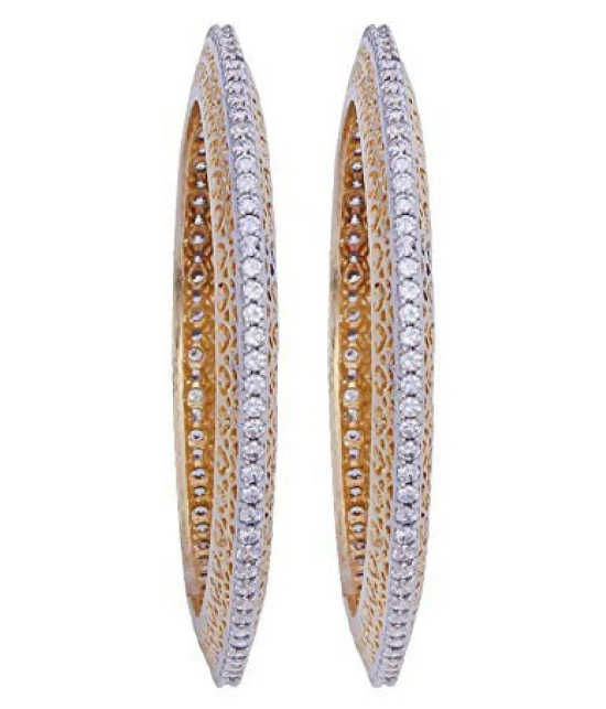 YouBella Pachheli American Diamond Bangles For Women - 2.4