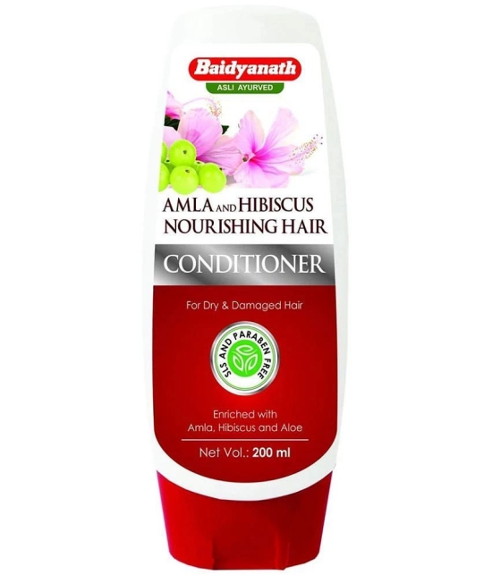 Baidyanath Amla & Hibiscus Hair Conditioner Liquid 200 ml Pack Of 2