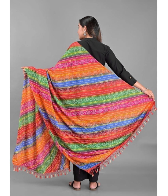 Apratim - Multicoloured Silk Womens Dupatta - ( Pack of 1 ) - Multicoloured