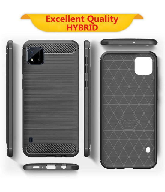 NBOX Printed Cover For Realme C11 2021 Premium look case Pack of 2