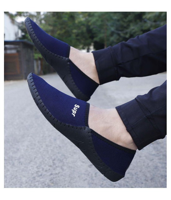 Aadi Blue Loafers - 7