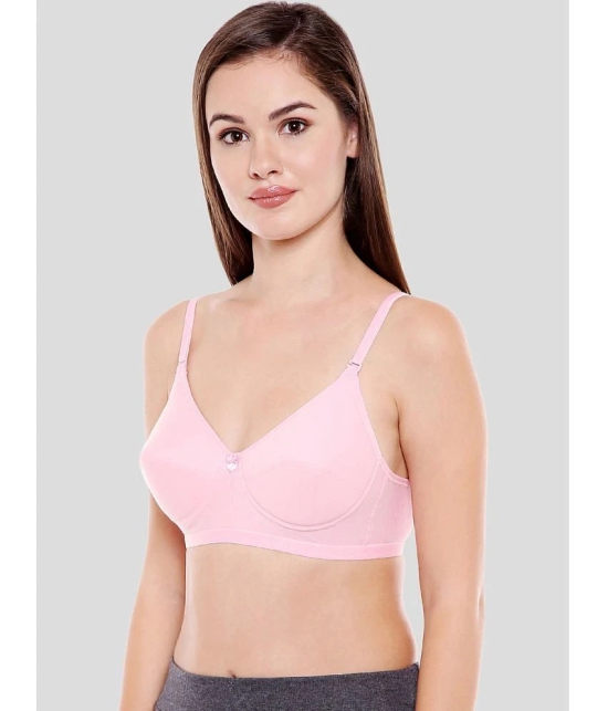 Bodycare Pink Cotton Lightly Padded Womens Everyday Bra ( Pack of 1 ) - None