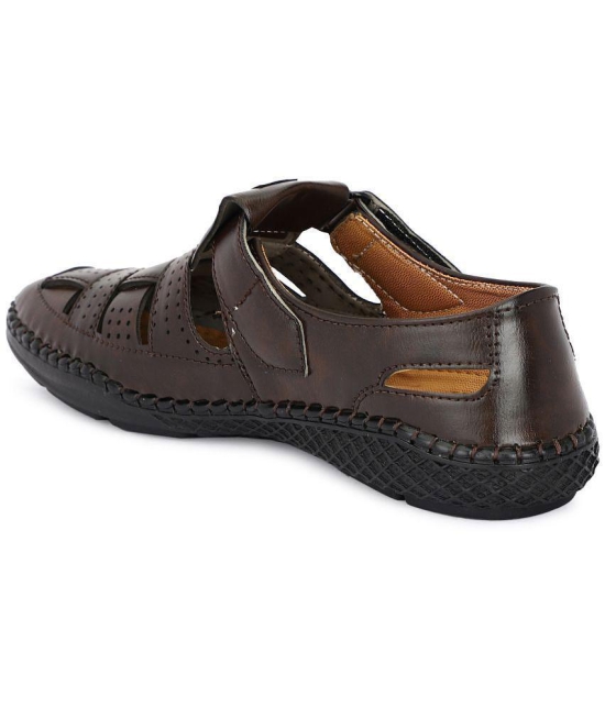 Buxton - Brown Mens Sandals - None