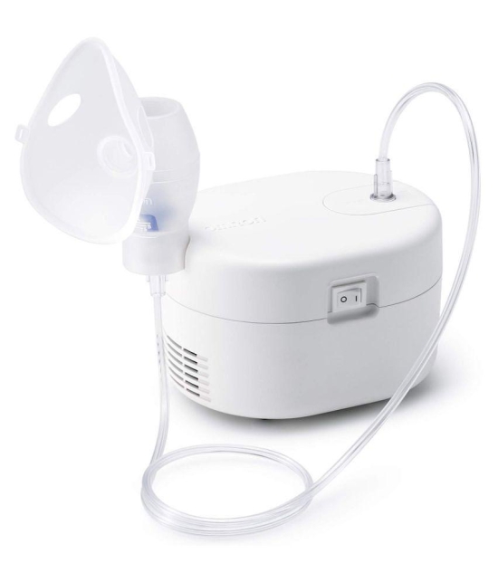 Omron Ultra Compact & Low Noise Compressor Nebulizer for Child & Adult (White)