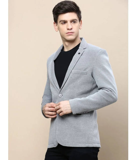 Showoff Cotton Blend Mens Blazer - Grey ( Pack of 1 ) - None