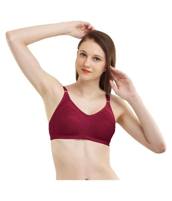 Madam Multicolour Cotton T-Shirt Bra - Pack of 2 - 34