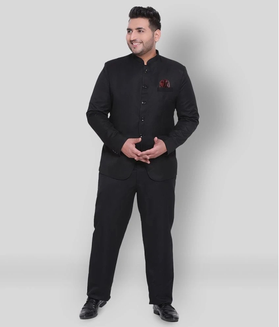 Hangup - Black Polyester Regular Fit Mens 2 Piece Suit ( Pack of 2 ) - None