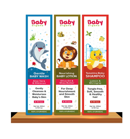 Super Saving BabyOrgano Bath Care Combo For Kids