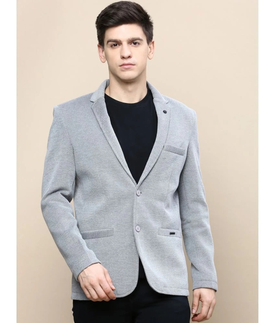 Showoff Cotton Blend Mens Blazer - Grey ( Pack of 1 ) - None