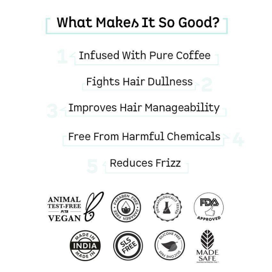 mCaffeine Naked & Raw Coffee Hair Serum (50 ml)