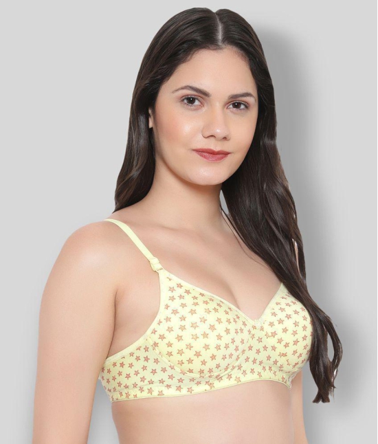 KYODO - Multicolor Cotton Lightly Padded Women's Everyday Bra ( Pack of 3 ) - 30B